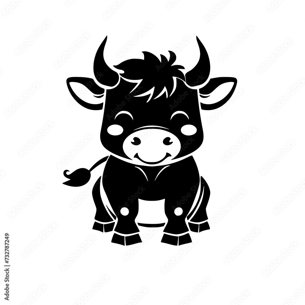 Cute icon of Ox Generative AI Cute icon of Ox Generative AI
