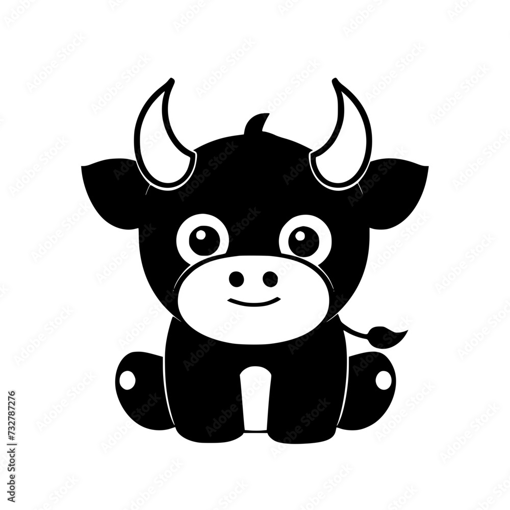 Cute icon of Ox Generative AI Cute icon of Ox Generative AI