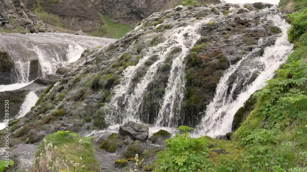 Gjáin valley, an oasis in the Icelandic highlands lush Pjorsardalur valley, an oasis in the Icelandic highlands. Gjáin valley, an oasis in the Icelandic highlands lush Pjorsardalur valley, an oasis in the Icelandic highlands.