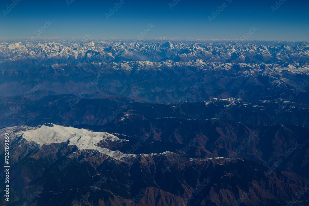 India Kashmir Winter landscape Scenery gulamrg kashmir winter