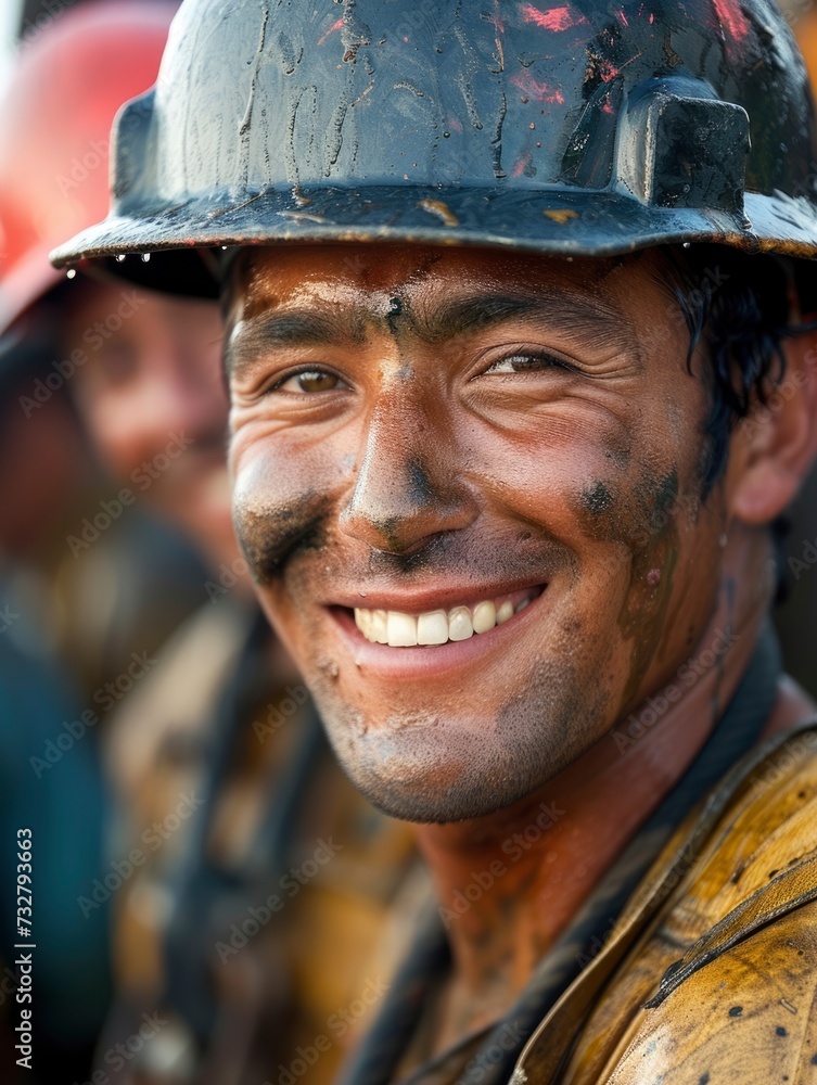 Photo of oil worker Photo of oil worker
