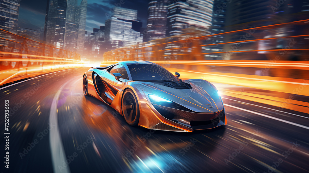 Feel the adrenaline surge as a high-speed machine accelerates with precision, conquering the virtual asphalt with finesse.