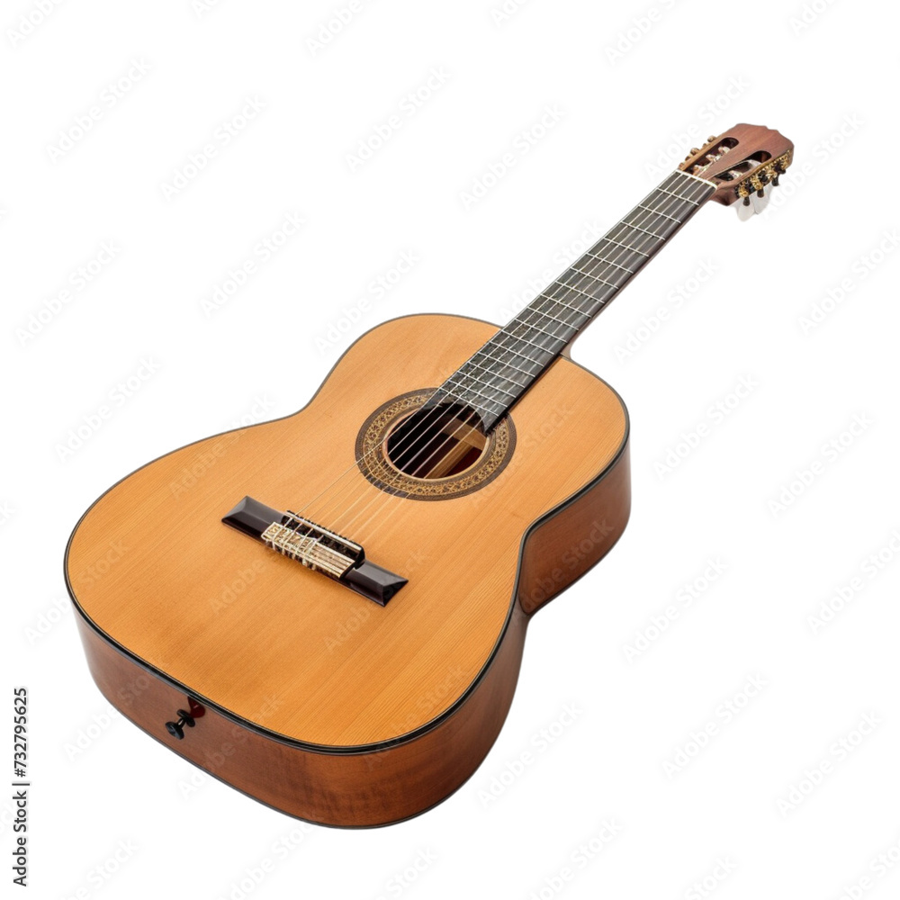 Fototapeta premium acoustic guitar isolated