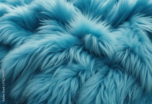 Trendy artificial fluffy fur texture Fur pattern top view Blue fur background Texture of blue shaggy fur Faux Fur Fabric Material Furry Fake Fur