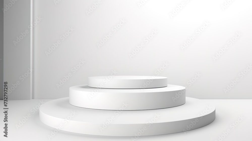 3D rendering beige and gold product display stand on light beige arch wall background. Minimal realistic luxury sale presentation scene.,generative ai 3D rendering beige and gold product display stand on light beige arch wall background. Minimal realistic luxury sale presentation scene.,generative ai