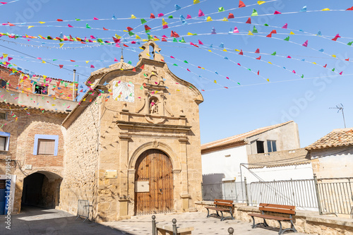 Chapel of San Roque in Caspe, province of Zaragoza, Aragon, Spain photo