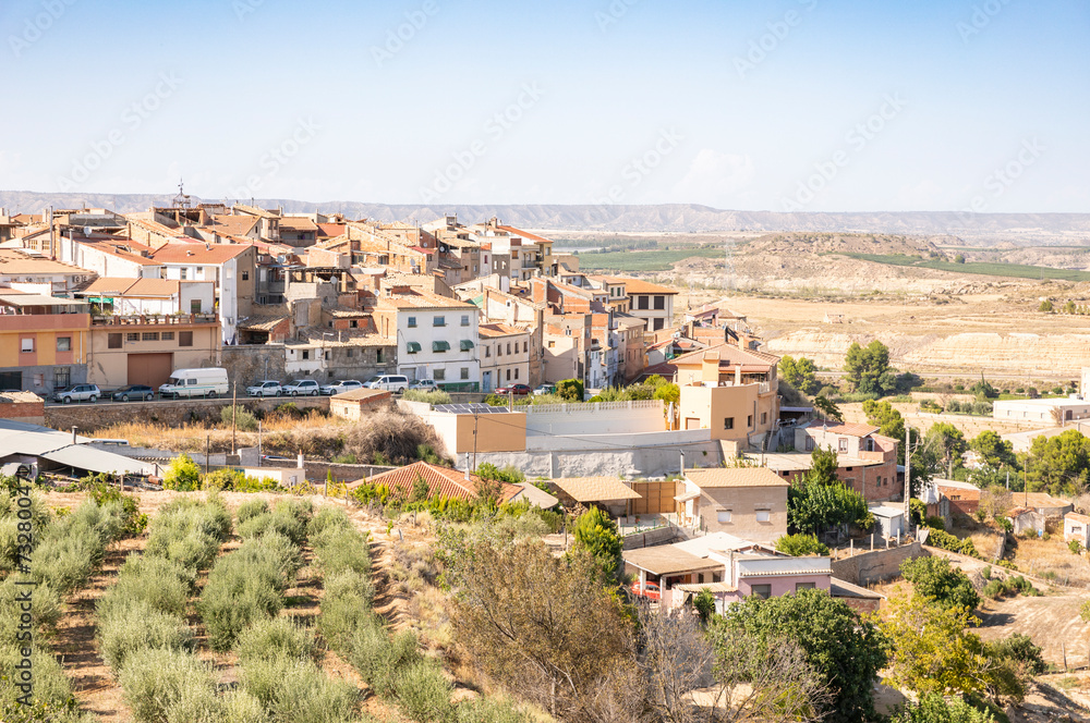 Obraz premium a view of Caspe, province of Zaragoza, Aragon, Spain