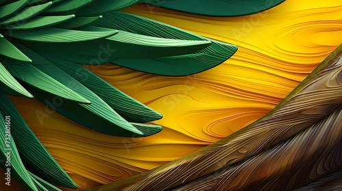 seamless background with coniferous branches pattern, coniferous, fir, 