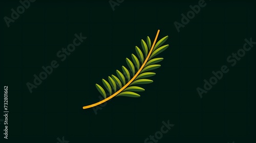 seamless background with coniferous branches pattern, coniferous, fir, 