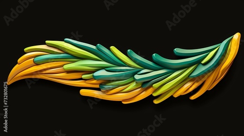 seamless background with coniferous branches pattern, coniferous, fir, 