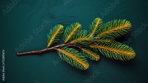 seamless background with coniferous branches pattern, coniferous, fir, 
