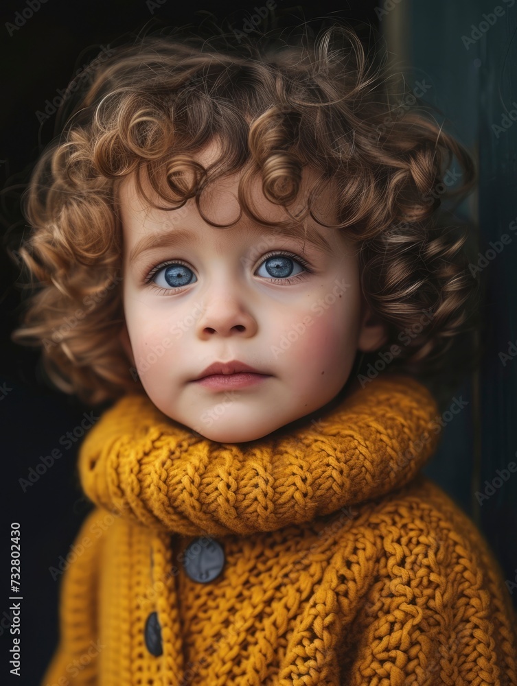 Photo of a cute child Photo of a cute child