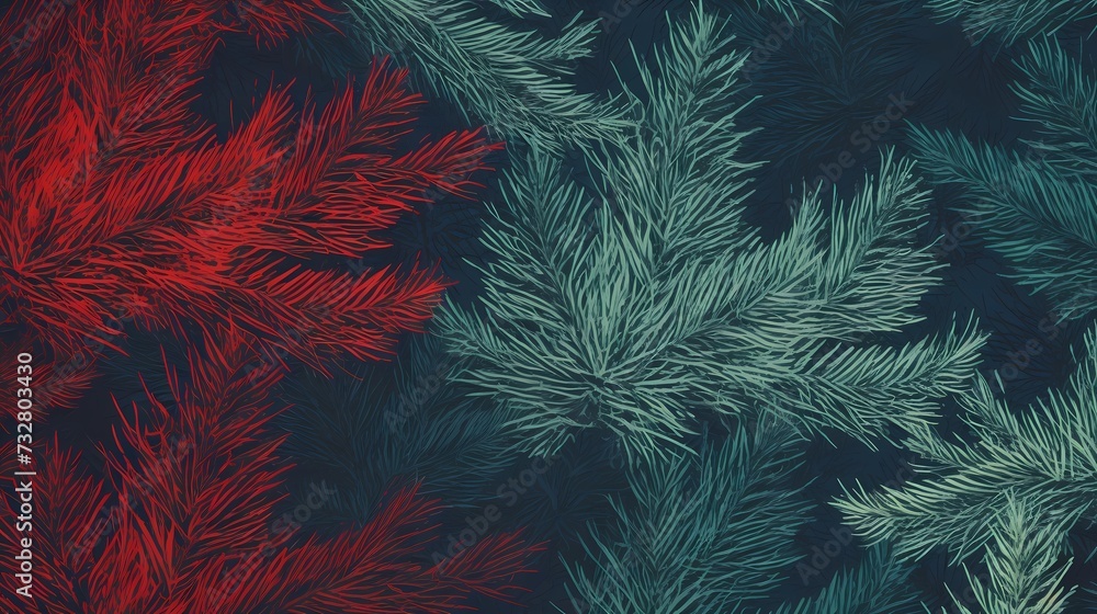 seamless background with coniferous branches pattern, coniferous, fir, seamless background with coniferous branches pattern, coniferous, fir,