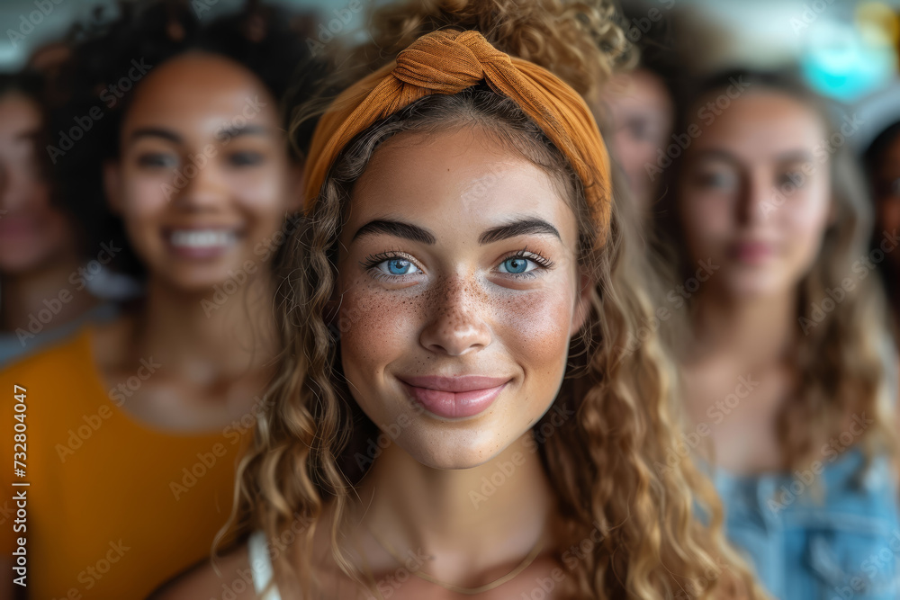 A candid shot of a diverse group of people in a community, highlighting inclusivity and unity. Concept of community strength and diversity. Generative Ai. A candid shot of a diverse group of people in a community, highlighting inclusivity and unity. Concept of community strength and diversity. Generative Ai.