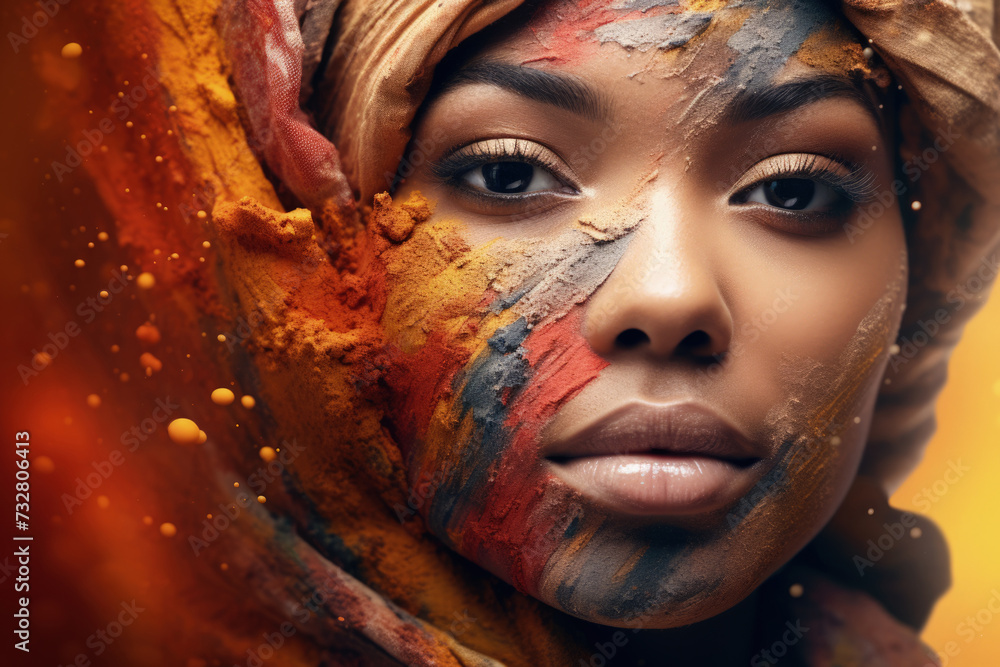 Woman Promoting Equality and Inclusion, Concept of Equal and Just Society Woman Promoting Equality and Inclusion, Concept of Equal and Just Society