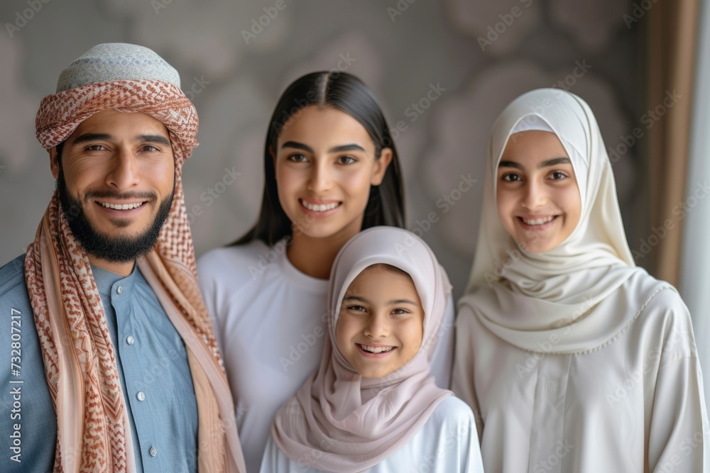 Photo of islamic family
