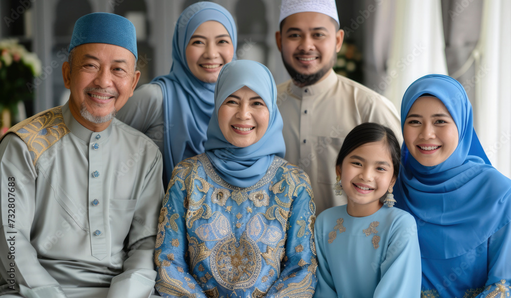 Photo of islamic family Photo of islamic family