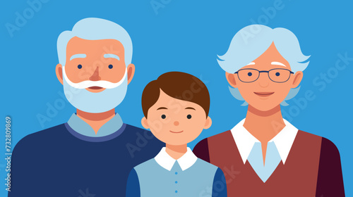 Multi-generational Family Portrait with Grandparents