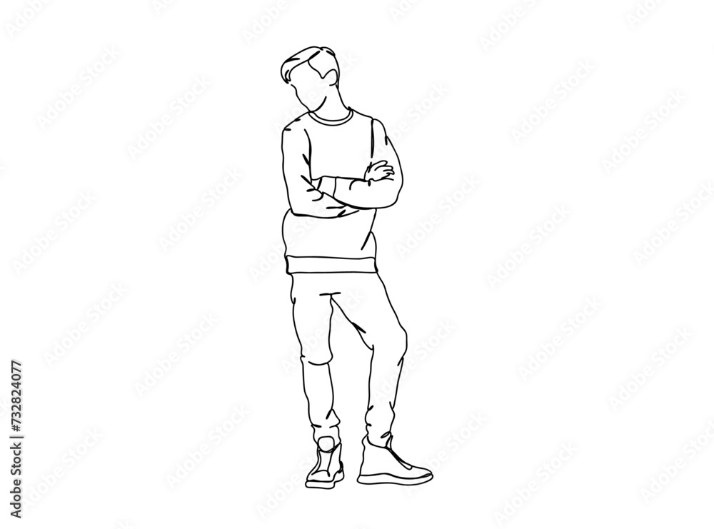 Person, Man, Boy, Fashion Dress, Clothings Single Line Drawing Ai, EPS, SVG, PNG, JPG zip file Person, Man, Boy, Fashion Dress, Clothings Single Line Drawing Ai, EPS, SVG, PNG, JPG zip file