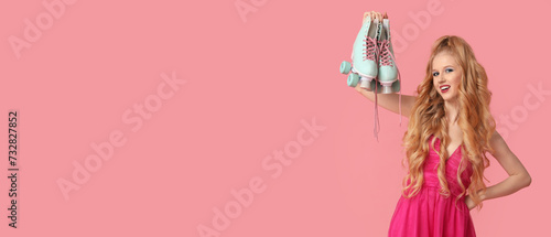 Beautiful young woman with ...