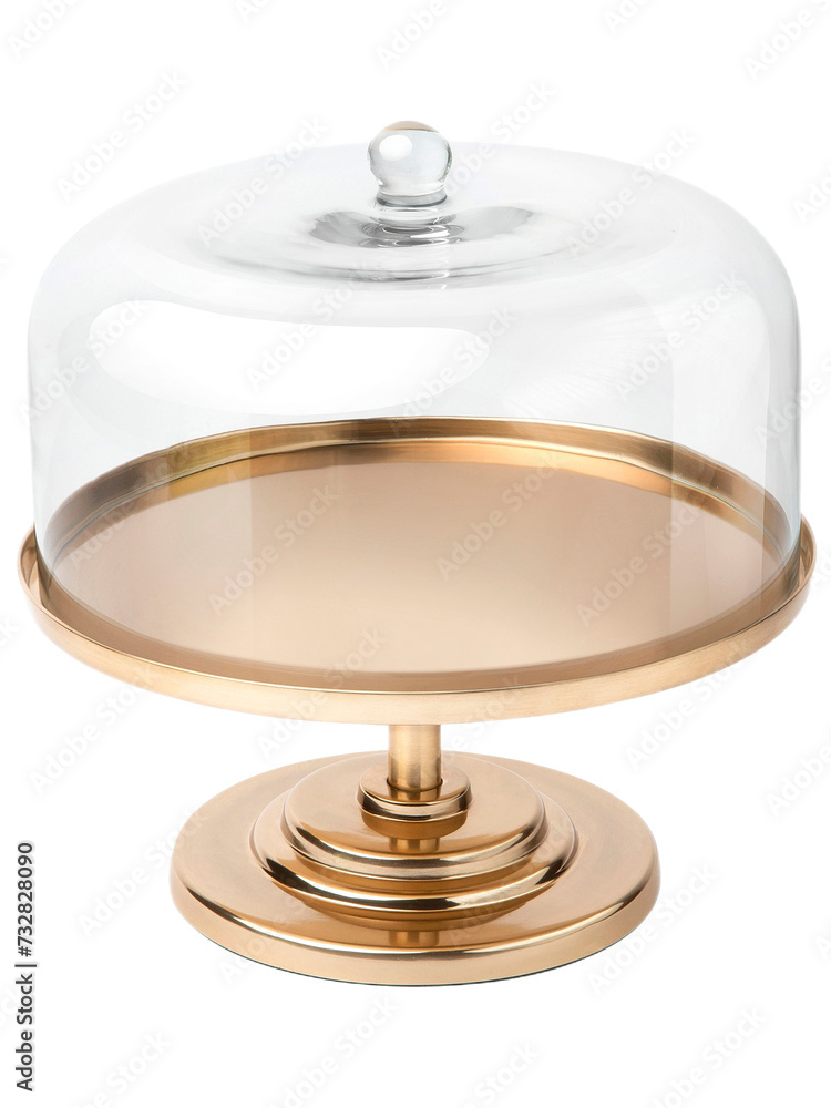 Plate dish aluminum tall golden transparent glass lid for fruit cheese cookies cakes centerpiece table decor kitchen utensils tableware item object cafe png isolated Plate dish aluminum tall golden transparent glass lid for fruit cheese cookies cakes centerpiece table decor kitchen utensils tableware item object cafe png isolated