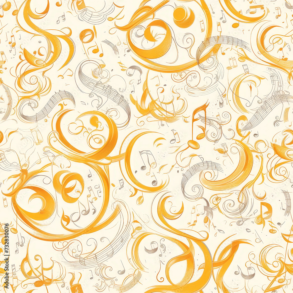 abstract patterns music, Seamless tile pattern AI art abstract patterns music, Seamless tile pattern AI art