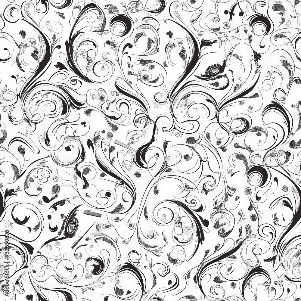 abstract patterns music, Seamless tile pattern AI art abstract patterns music, Seamless tile pattern AI art