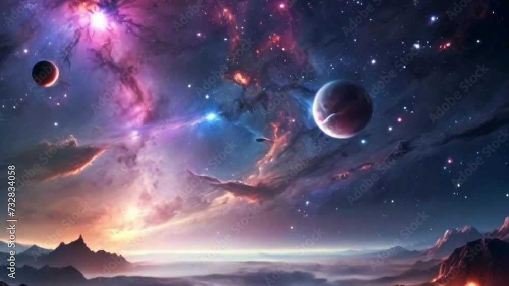 planet in space planet in space