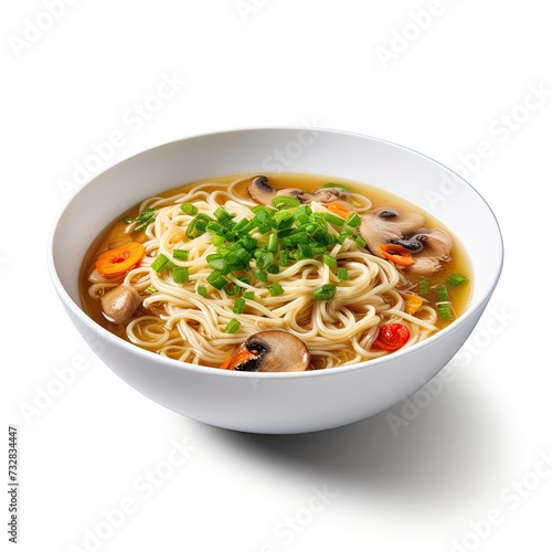 Noodle soup closeup