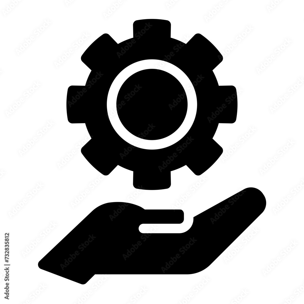 This is the Cogwheel icon from the Online Marketing icon collection with an Solid style This is the Cogwheel icon from the Online Marketing icon collection with an Solid style