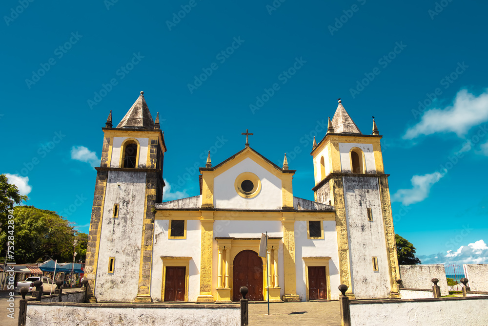 Catedral da Sé de Olinda (Igreja de São Salvador do Mundo) - Historical monument in Alto da Sé - Pernambuco, Brazil
