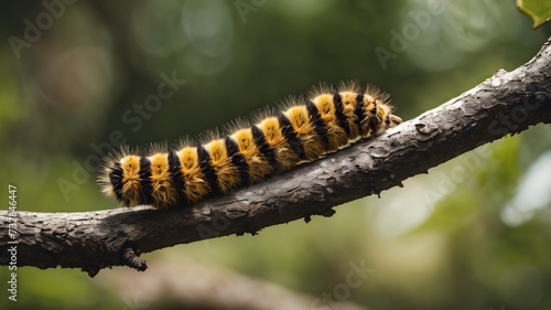 close up of caterpillar