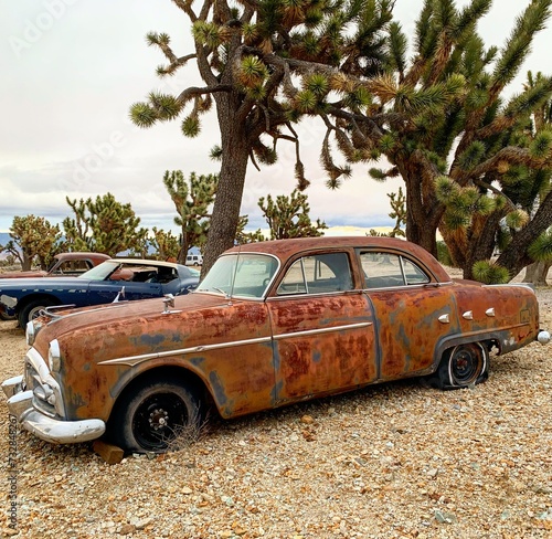 old car in the desert © svanius