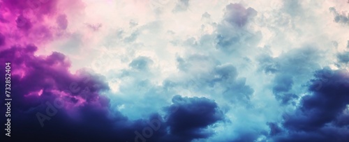 background with clouds, blue sky with clouds, colored clouds.