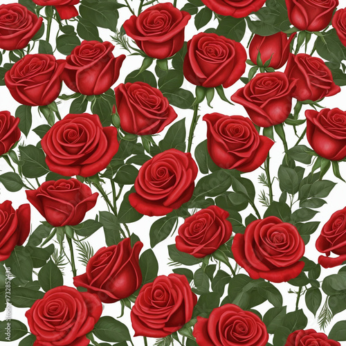 Beautiful red rose bouquet perfect for a romantic gift  isolated on a transparent background