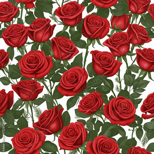 Beautiful red rose bouquet perfect for a romantic gift, isolated on a transparent background