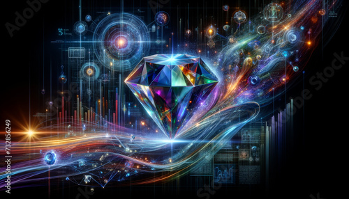 AI Solutions: Vibrant Gemstone of Innovation © Kylan