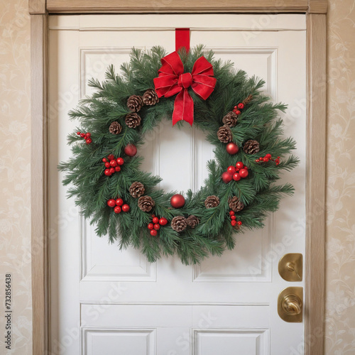 Door and Festive Wreath © SR07XC3