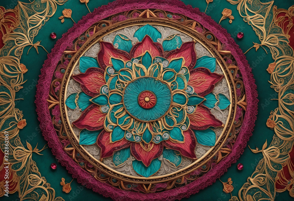 Vibrant Mandala Artistry