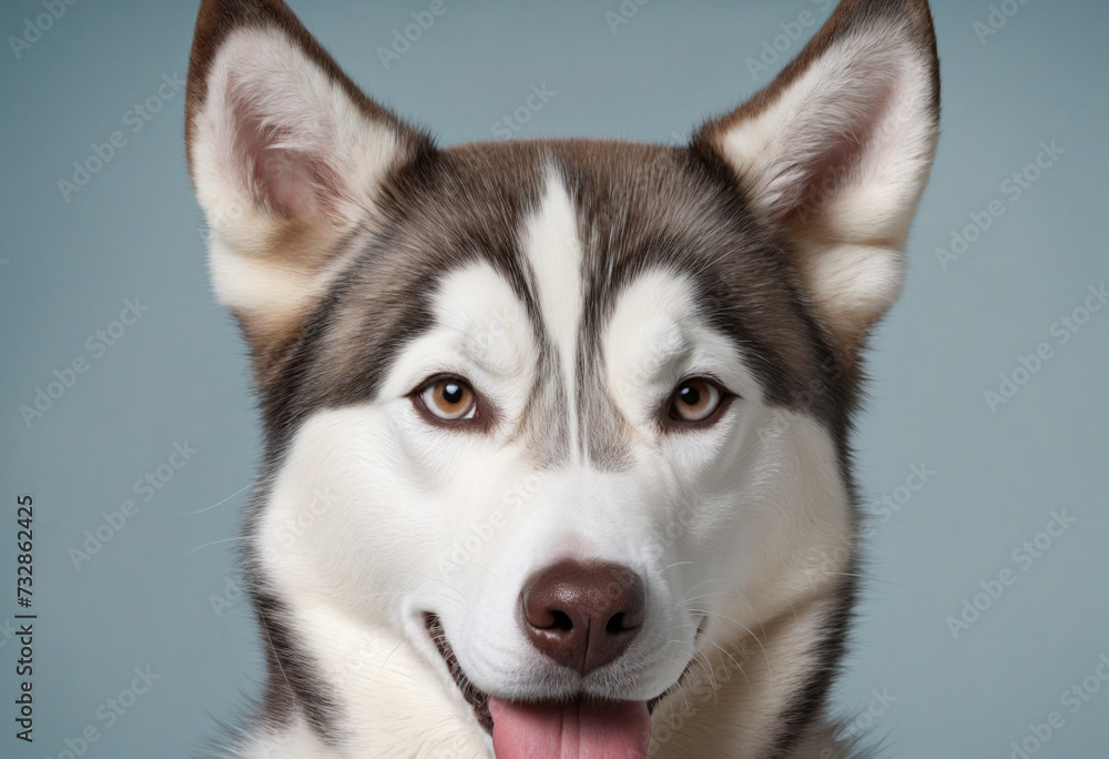 Adorable Siberian Husky Canine Personality
