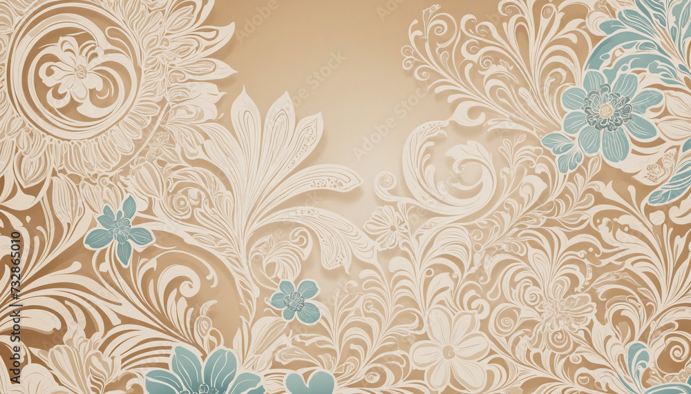 Enchanting Floral Design with Gradient Hues and Intricate Patterns Enchanting Floral Design with Gradient Hues and Intricate Patterns