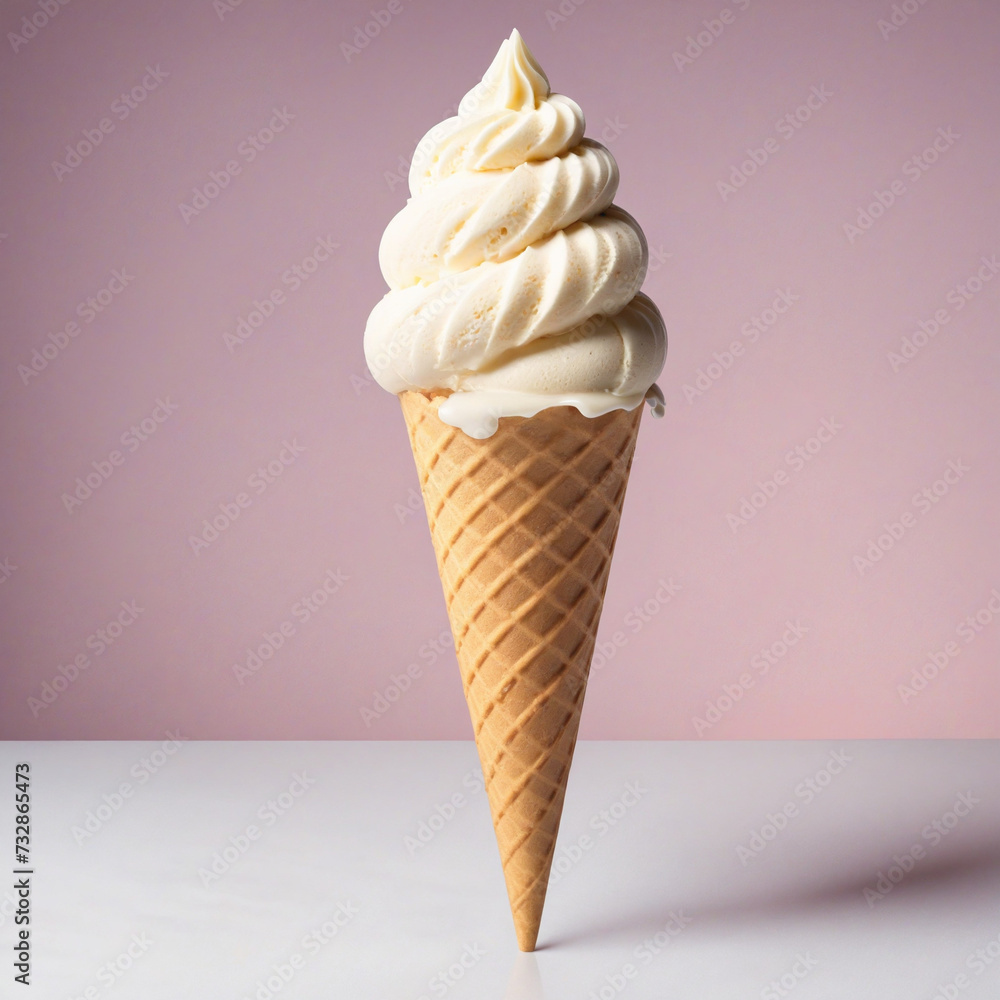 frozen treat in a cone frozen treat in a cone