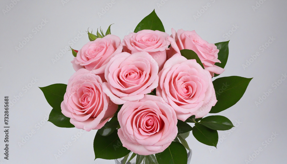 Fototapeta premium Blush Roses Arrangement