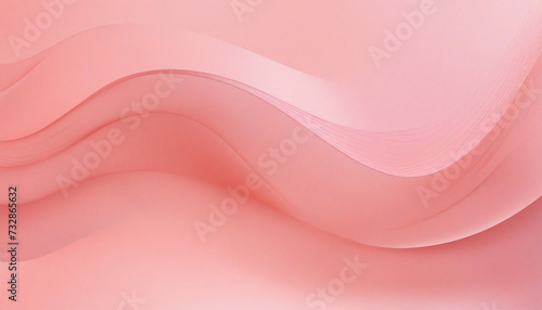 abstract background, wavy lines and a soft gradient in pink and peach fuzz tones