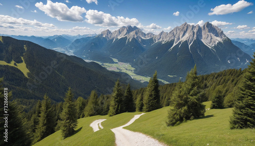 Scenic Bavarian Mountain Views