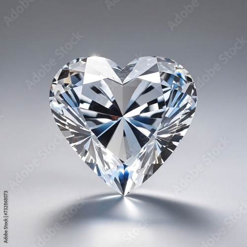 Heart-shaped gemstone  valuable jewelry