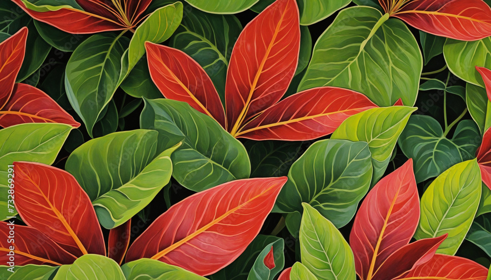 Tropical foliage backdrop Tropical foliage backdrop