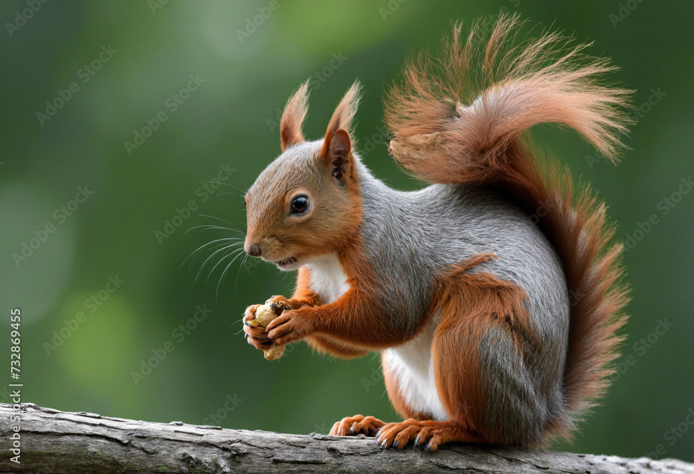 Rodent of the tree branches Rodent of the tree branches