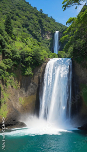 Scenic Waterfall View
