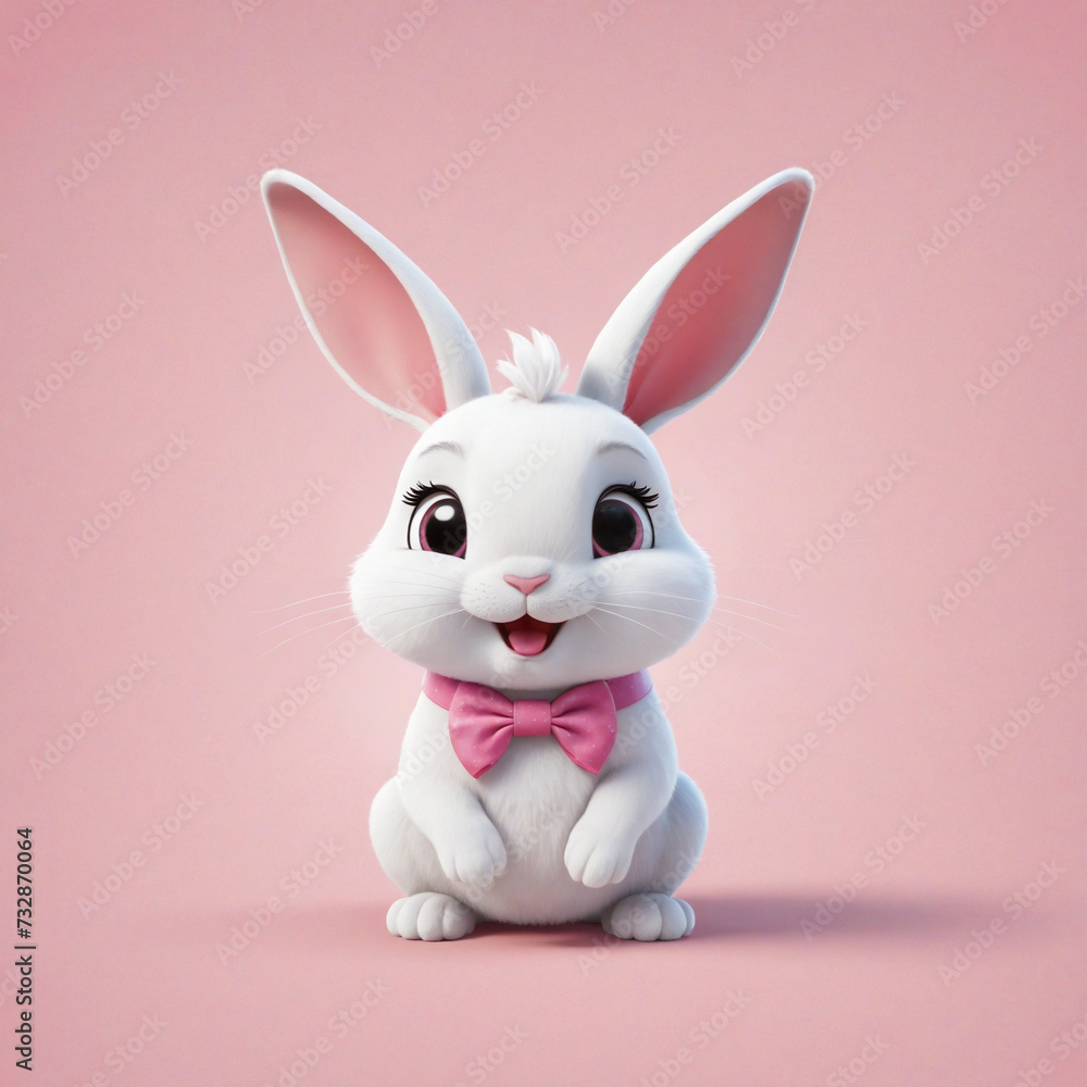 Bunny Animated Rabbit Symbol Bunny Animated Rabbit Symbol